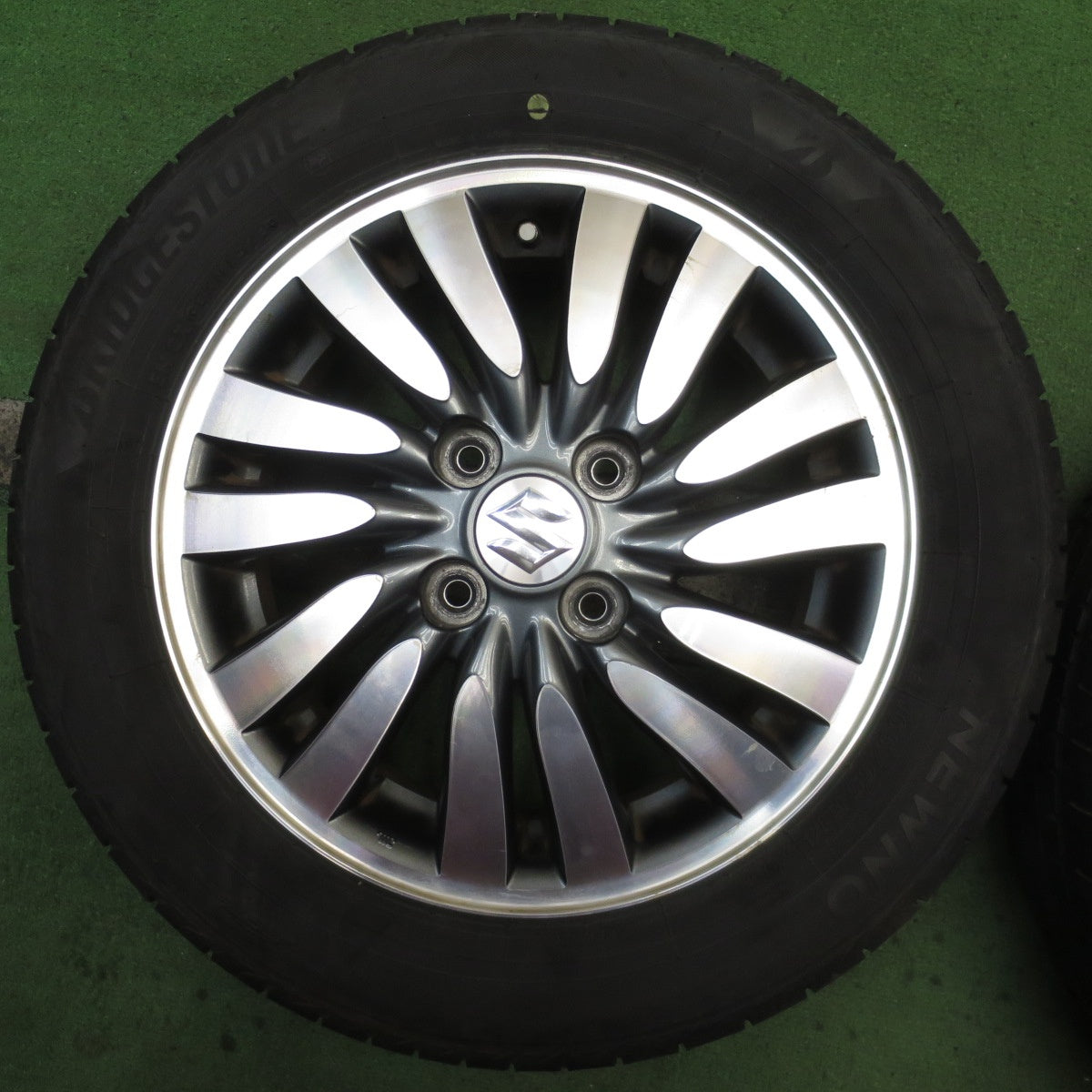 4本価格！23年◎スズキ MA15S ソリオ 純正 165/65R14 ブリヂストン NEWNO ニューノ 14インチ PCD100/4H◎6090101NJノ