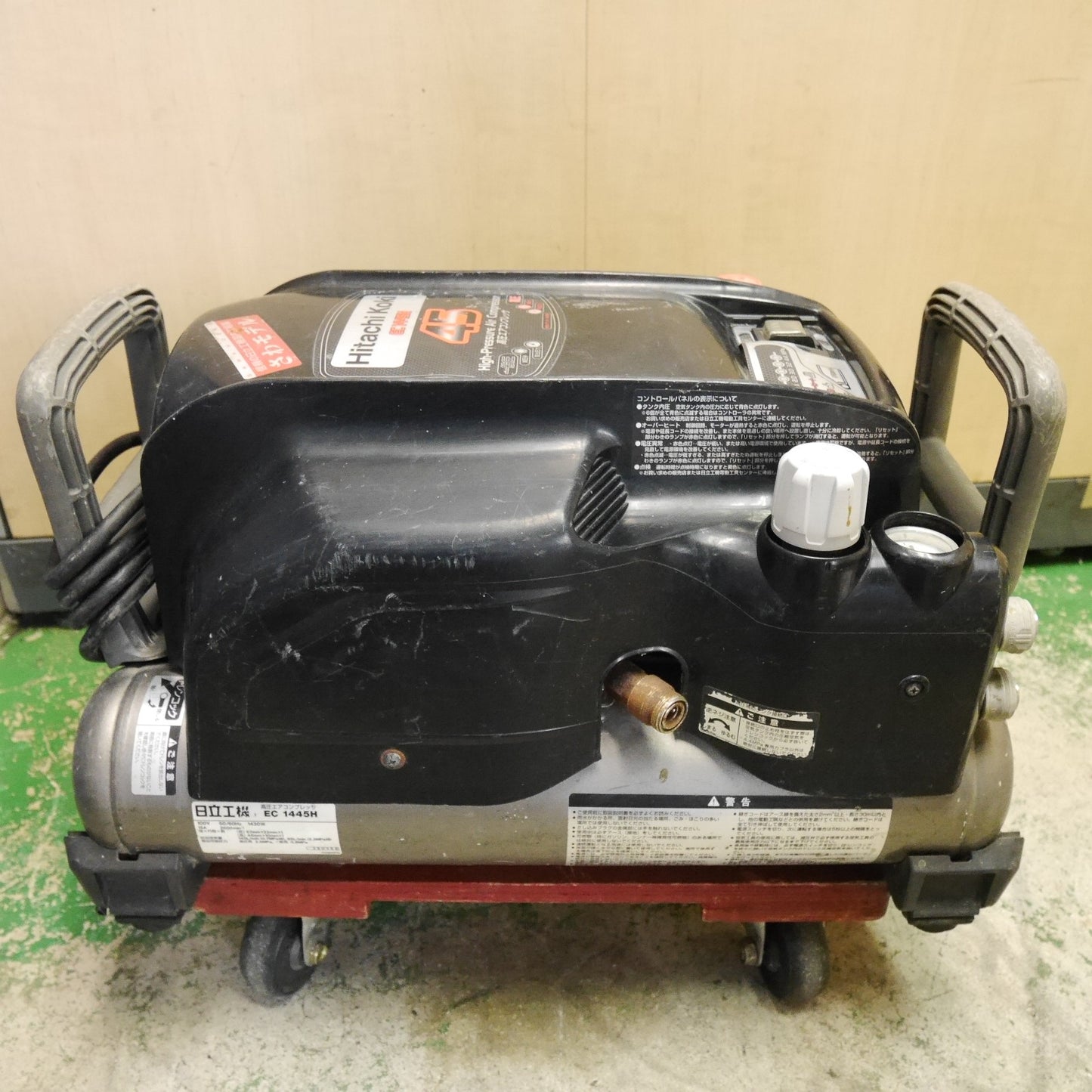 [送料無料] ☆日立 高圧 一般圧 エア コンプレッサ EC1445H エアー ツール 工具 コンプレッサー HITACHI 100V☆