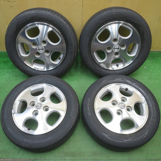 4本価格★日産 オッティ 三菱 eKワゴン 純正 155/65R13 トーヨー ナノエナジー3 13インチ PCD100/4H★6050403NJノ