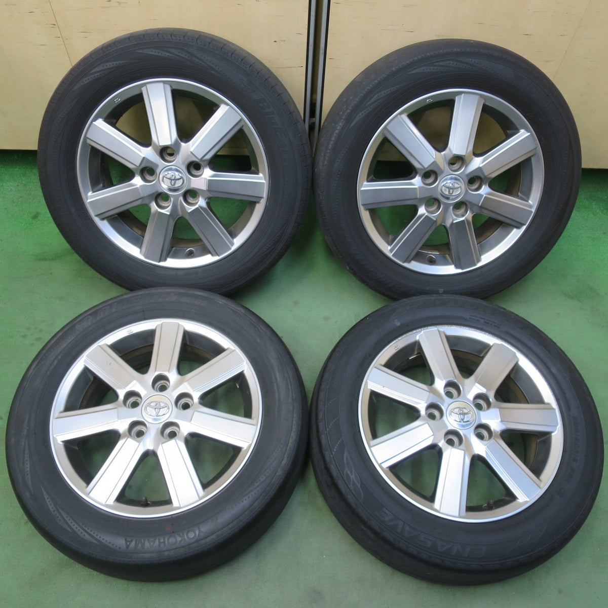 4本価格★トヨタ 70系 ノア ヴォクシー 純正 205/60R16 ヨコハマ ブルーアース RV-02 ダンロップ エナセーブ EC204 16インチ PCD114.3/5H★6032412イノ
