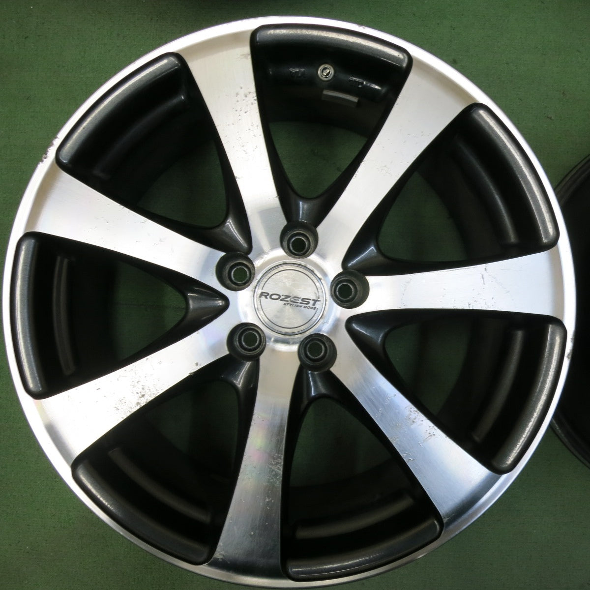 4本価格★プリウス 等 ROZEST ローゼスト 17インチ ホイール 17×7J PCD100/5H★5042316SYホ