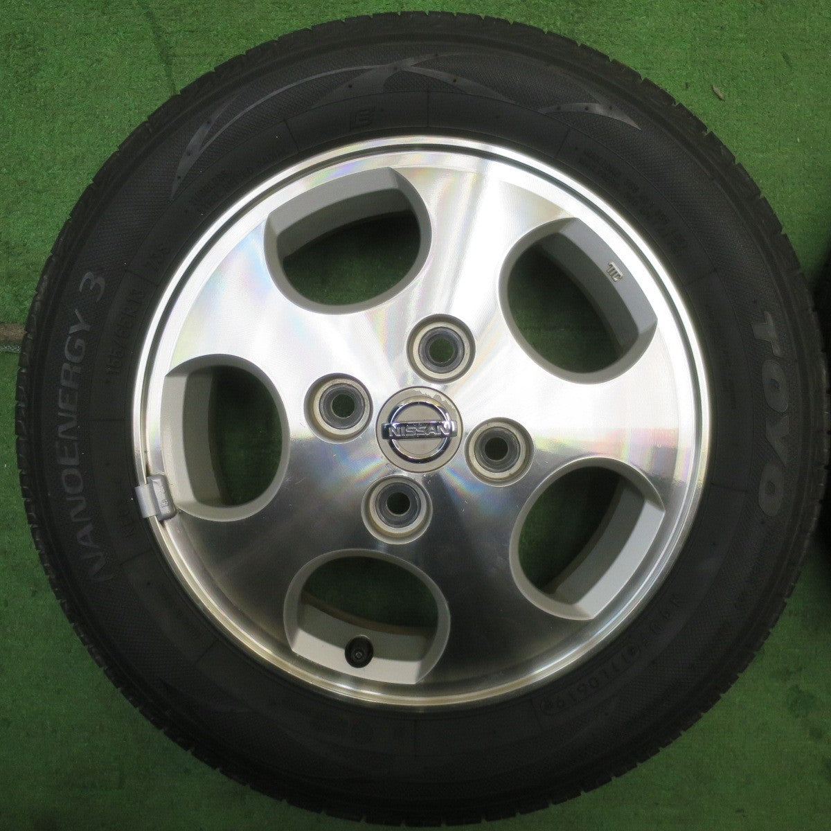 4本価格★日産 オッティ 三菱 eKワゴン 純正 155/65R13 トーヨー ナノエナジー3 13インチ PCD100/4H★6050403NJノ