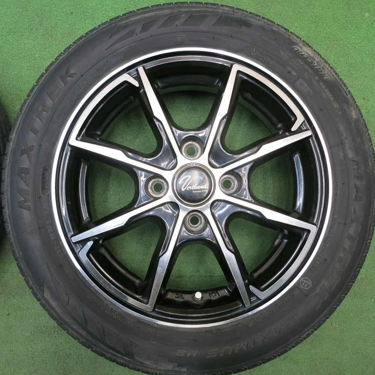4本価格！23年★155/65R14 マックストレック MAXIMUS M2 Verthandi ヴェルザンディ マキシマス 14インチ PCD100/4H★6050507HAノ