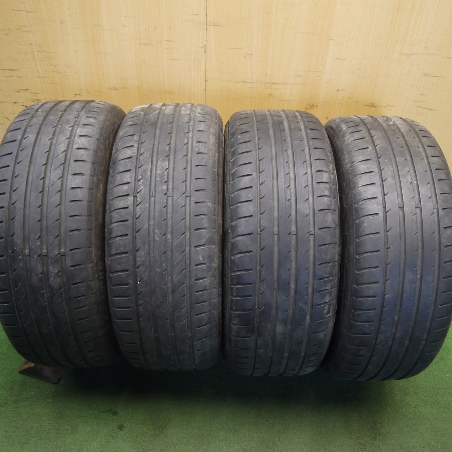 4本価格！22年◎トヨタ 210系 クラウン アスリート ブラック スパッタリング 純正 225/45R18 CST ADRENO AD-R9 18インチ PCD114.3/5H◎6062404Hノ