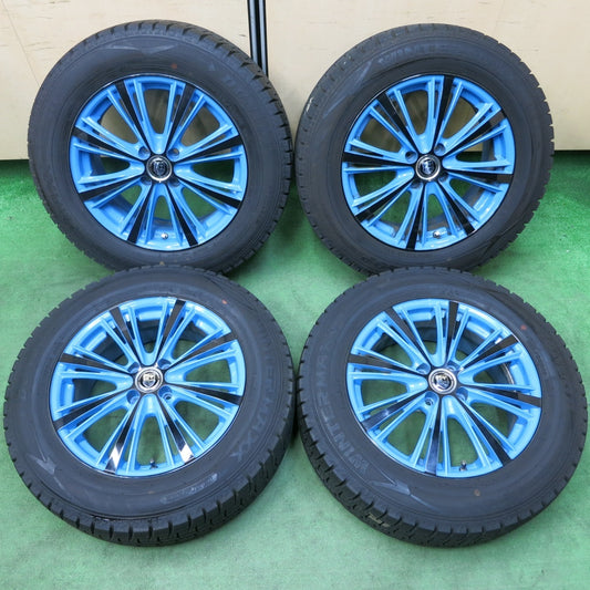 バリ溝！キレイ！9.5分以上★レアマイスター プレミックス アマルフィ 195/65R16 スタッドレス ダンロップ ウインターマックス WM02 16インチ PCD100/4H★4110807SYス