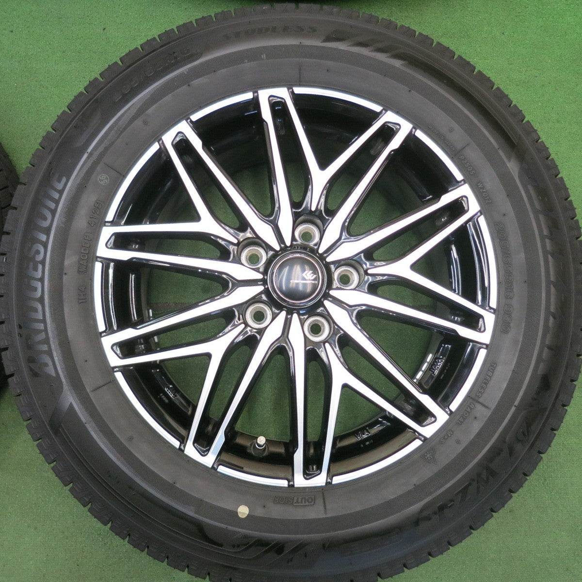 バリ溝！25年！キレイ！ほぼ10分◎スタッドレス 205/65R16 ブリヂストン ブリザック WZ-1 CEREBRO WA45 セレブロ 16インチ PCD114.3/5H◎6071204HAス
