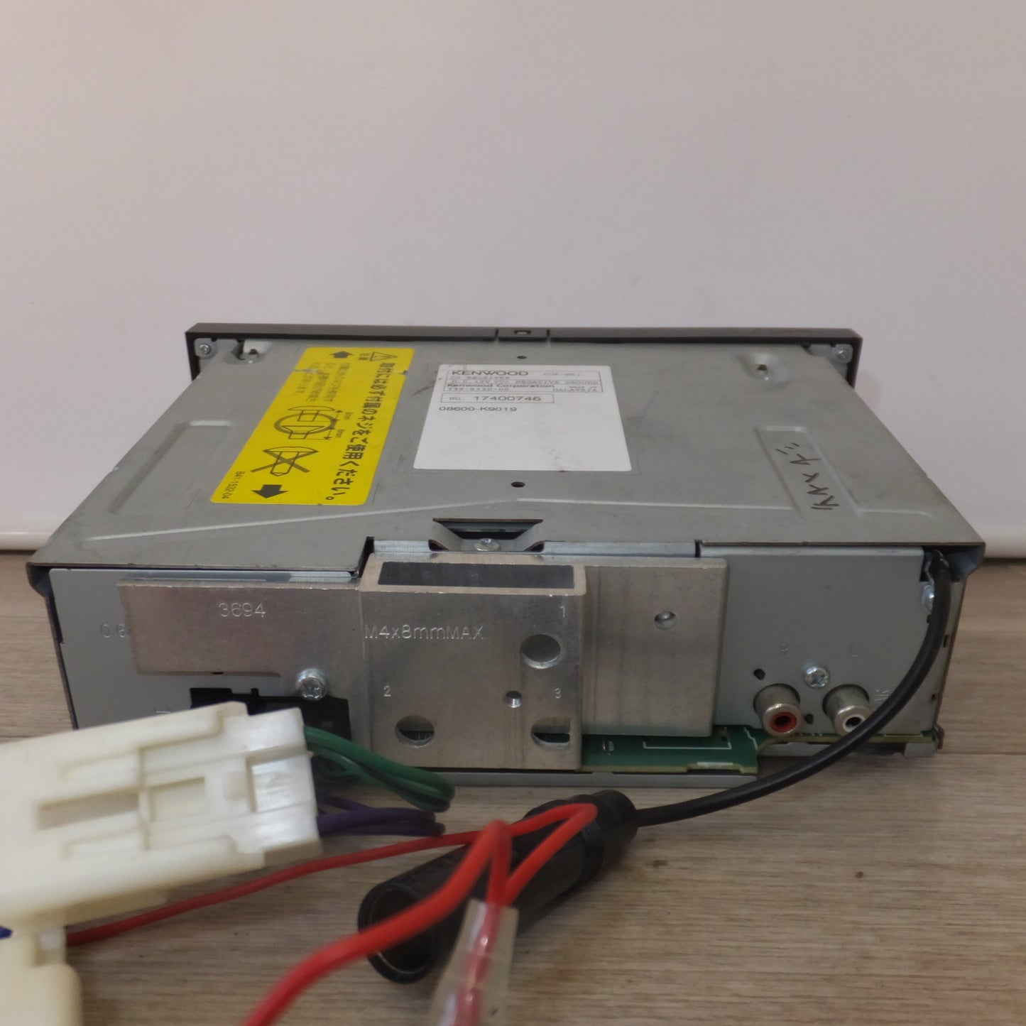 [送料無料] ★ケンウッド製 ダイハツ 純正 カーオーディオ CDプレーヤー CUK-W61 08600-K9019[81]★