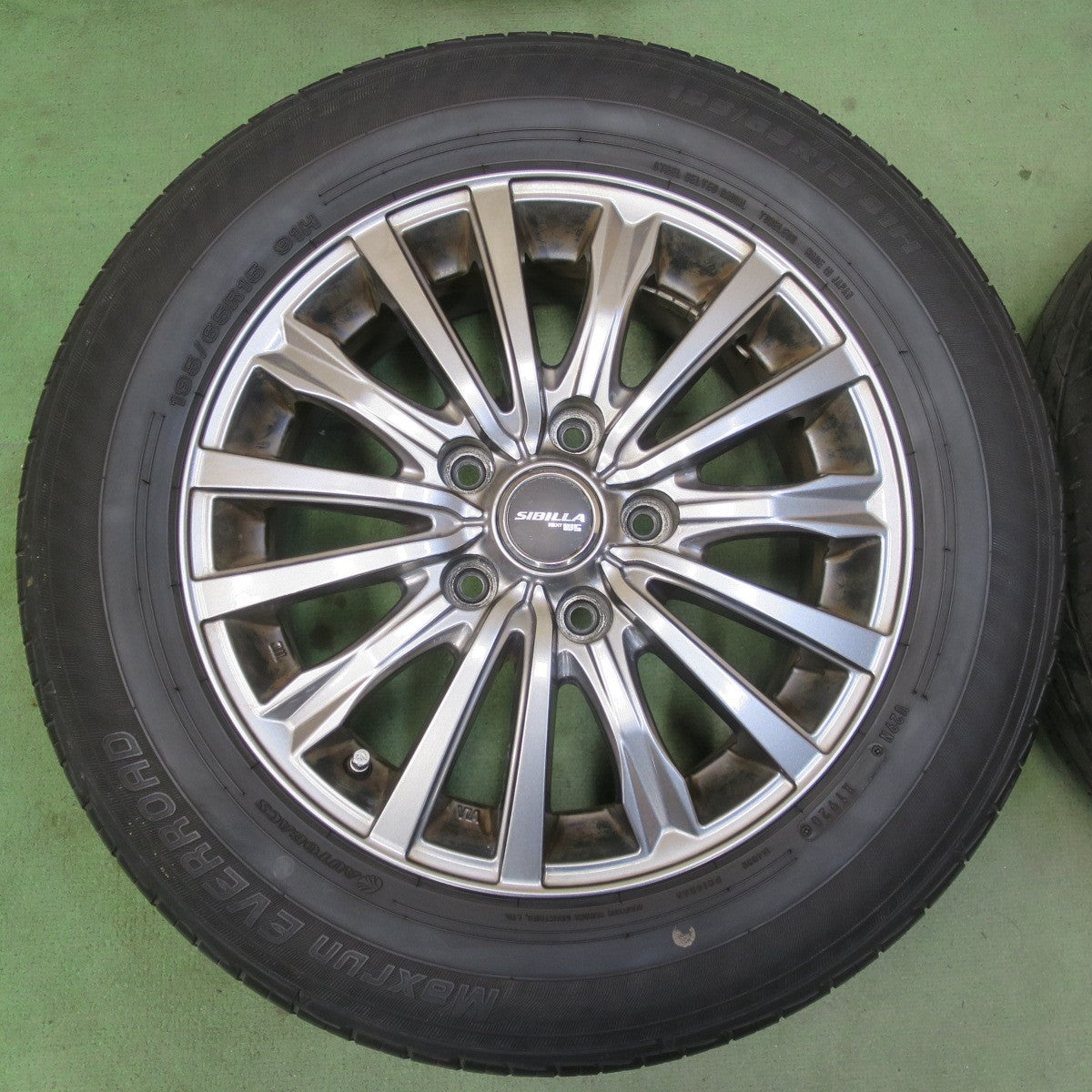 4本価格★195/65R15 オートバックス Maxrun EVERROAD SIBILLA NEXT W5 シビラ ネクスト 15インチ PCD114.3/5H★6051207イノ