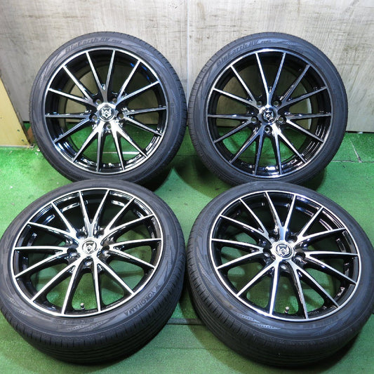 *送料無料* バリ溝！22年！9分★215/45R18 ヨコハマ BluEarth-RV RV03 RiZLEY ライツレー 18インチ PCD114.3/5H★3052302Hノ