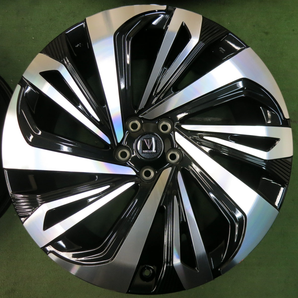 [送料無料] 未使用！付属品付★クラウン OP MODELLISTA WingDancer XXI ENKEI モデリスタ ウイングダンサー ホイール 21インチ 21×8.5J エンケイ PCD114.3/5H★5021903SYホ