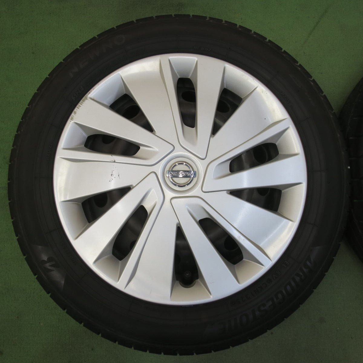 バリ溝！25年！9分★日産 デイズ 純正 スチール 155/65R14 ブリヂストン NEWNO ニューノ 14インチ PCD100/4H★6050809イノ
