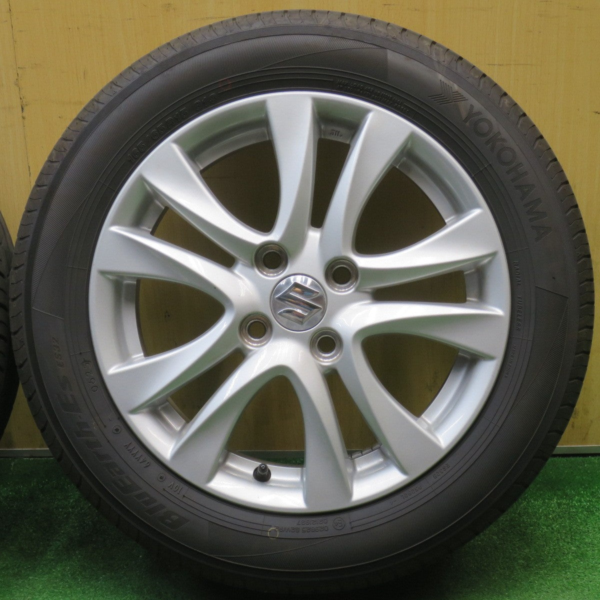 4本価格！25年★スズキ MA36S ソリオ 純正 165/65R15 ヨコハマ BluEarth-ES ES32 15インチ ブルーアース PCD100/4H★6040604NJノ