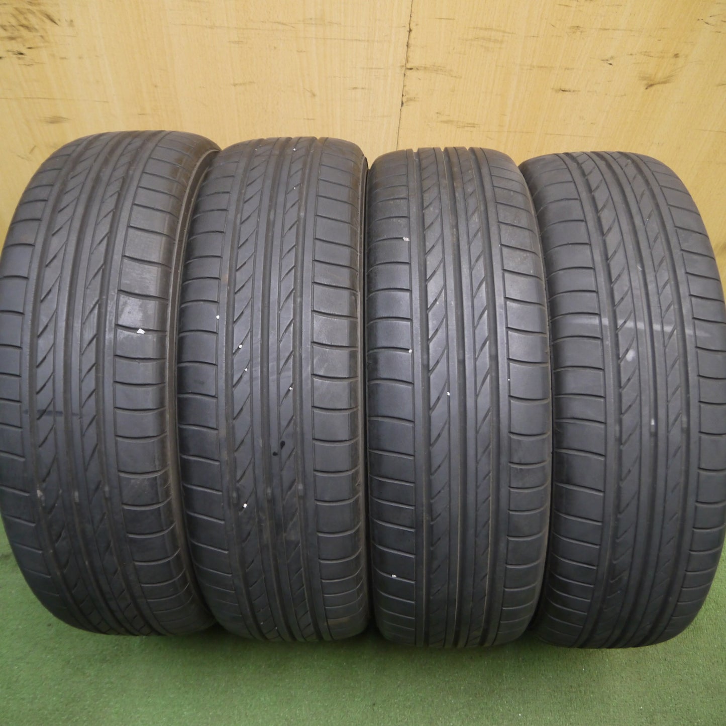 *送料無料* キレイ★ホンダ N-BOX カスタム 純正 165/55R15 ヨコハマ ブルーアース E50 E50JB 15インチ PCD100/4H★4040804Hノ