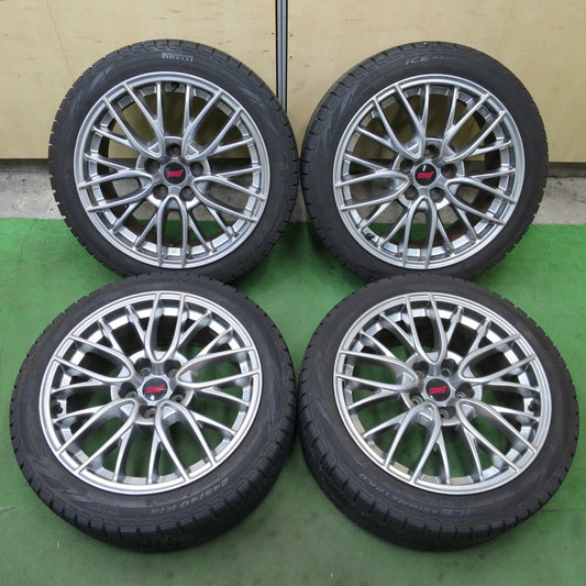 バリ溝！8.5分★スバル WRX STI 純正 245/40R18 スタッドレス ピレリ アイスアシンメトリコ 18インチ PCD114.3/5H★6031801ナス