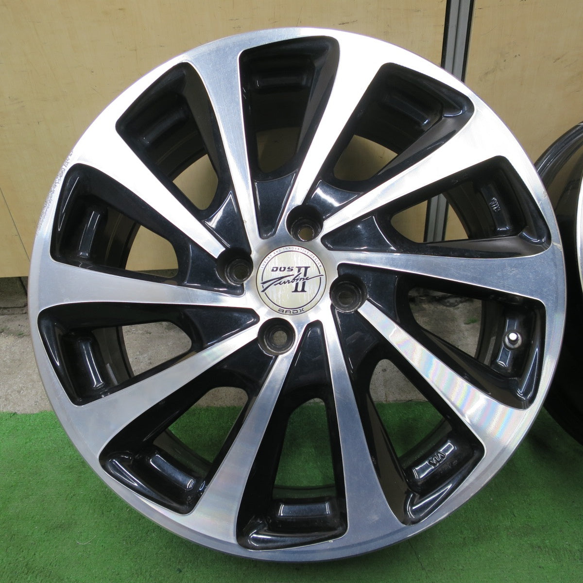 4本価格◎D.O.S. Turbine II BADX 17インチ ホイール DOS タービン バドックス 17×6.5J PCD100/4H◎6092602NGホ
