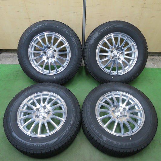 バリ溝！24年！9.5分◎スタッドレス 215/65R16 ブリヂストン ブリザック VRX2 ECO FORME SE-12 エコフォルム 16インチ PCD114.3/5H◎6091102NGス