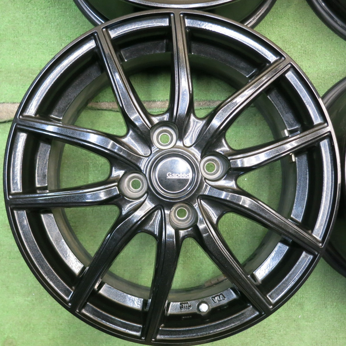 4本価格★G.speed 15インチ ホイール Gスピード 15×5.5J PCD100/4H★6062406HAホ