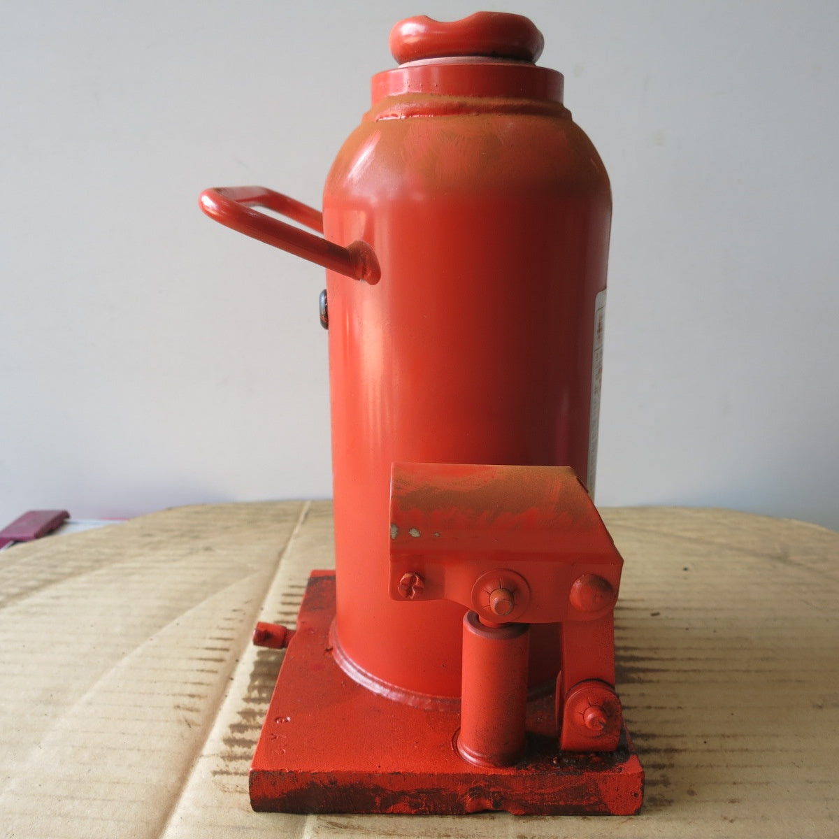 [送料無料] ◆マサダ 油圧 ジャッキ HP-15N 工具 15TON 15ton 15トン 15000kg 油圧式 オイル だるま ダルマ 車載 自動車 点検 整備⑫◆