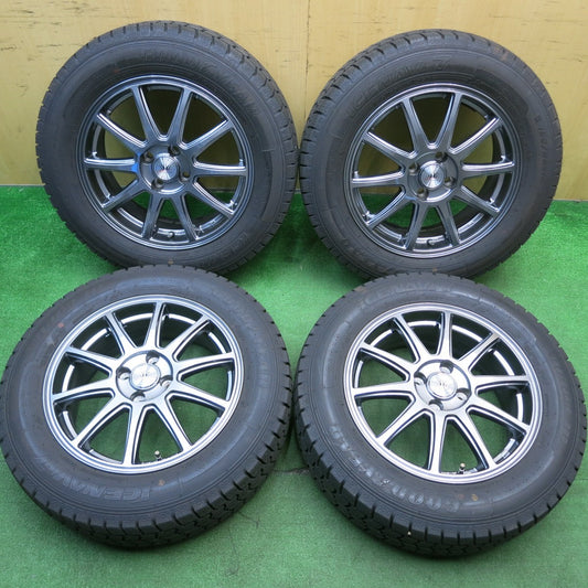 バリ溝！24年！キレイ！9.5分以上★LOXARNY SPORT 195/65R16 スタッドレス グッドイヤー アイスナビ7 ロクサーニ スポーツ 16インチ PCD100/4H★5042703HAス