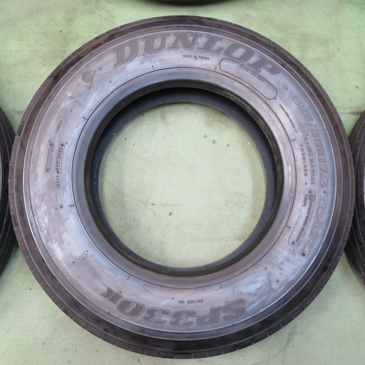 新車外し！25年！6本★トラック タイヤ 225/80R17.5 123/122L ダンロップ SP330K 17.5インチ★5112213イノタ