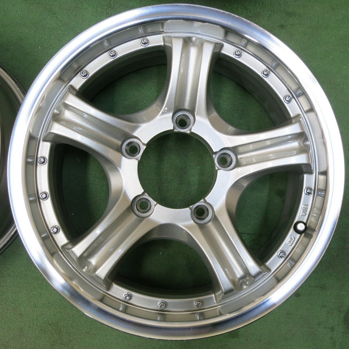 キレイ★ジムニー等 レアマイスター ROAD SPOKE VR 16インチ ホイール 16×5.5JJ Lehrmeister ロードスポーク PCD139.7/5H★5030704SYホ