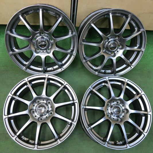 [送料無料] キレイ★SCHNEIDER ATECH 16インチ ホイール シュナイダー エーテック 16×6.5J PCD114.3/5H★5012210SYホ