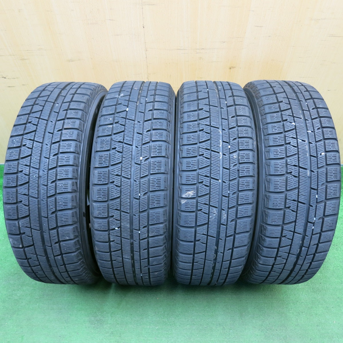 バリ溝！9分★ホンダ ステップワゴン スパーダ 純正 205/60R16 スタッドレス ヨコハマ アイスガード iG50 プラス 16インチ PCD114.3/5H★6041107HAス