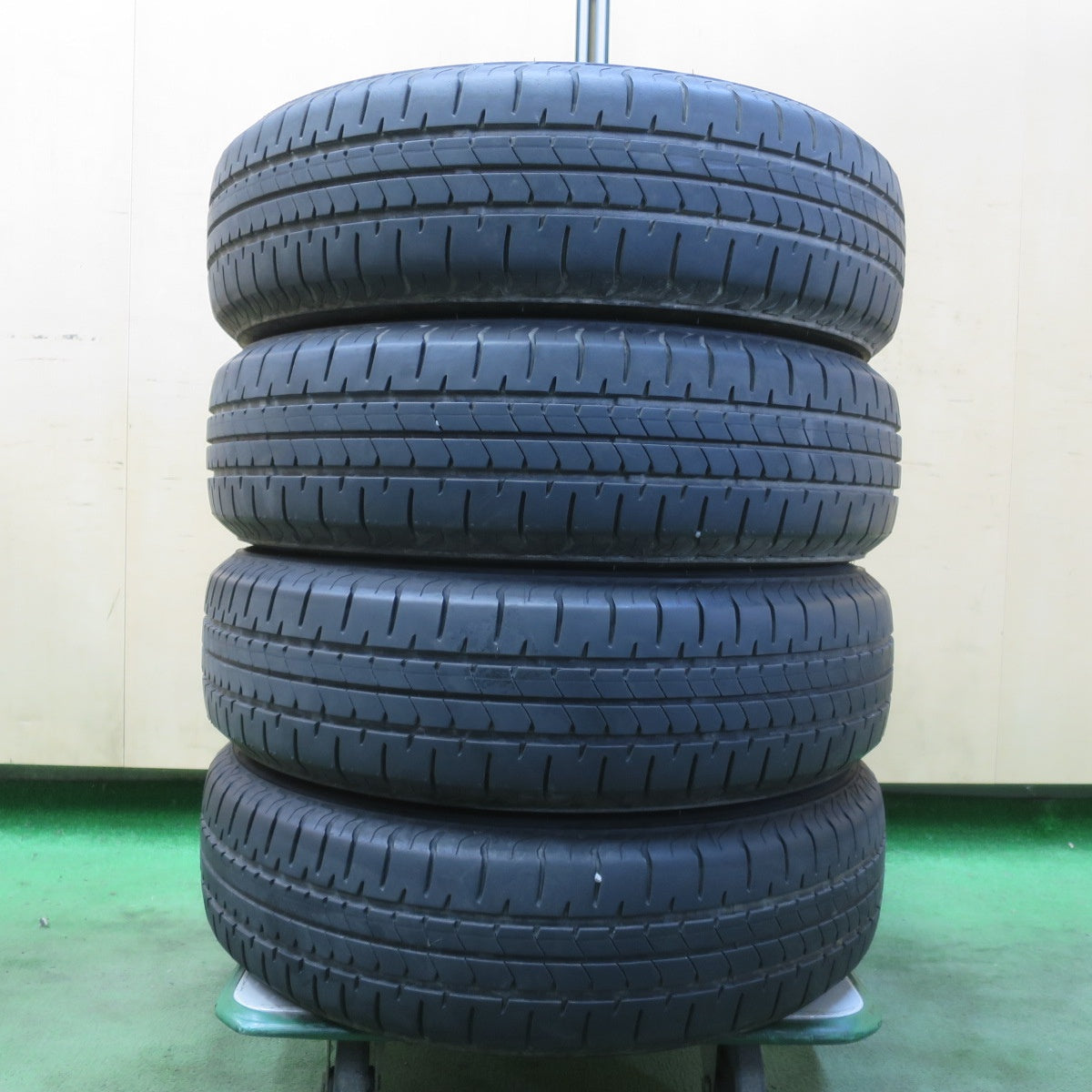 バリ溝！25年！9分★日産 デイズ 純正 スチール 155/65R14 ブリヂストン NEWNO ニューノ 14インチ PCD100/4H★6050809イノ