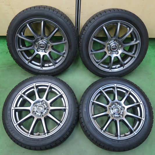バリ溝！キレイ！9.5分★スタッドレス 215/50R17 グッドイヤー アイスナビ7 SCHNEIDER シュナイダー 17インチ PCD114.3/5H★5111811イス