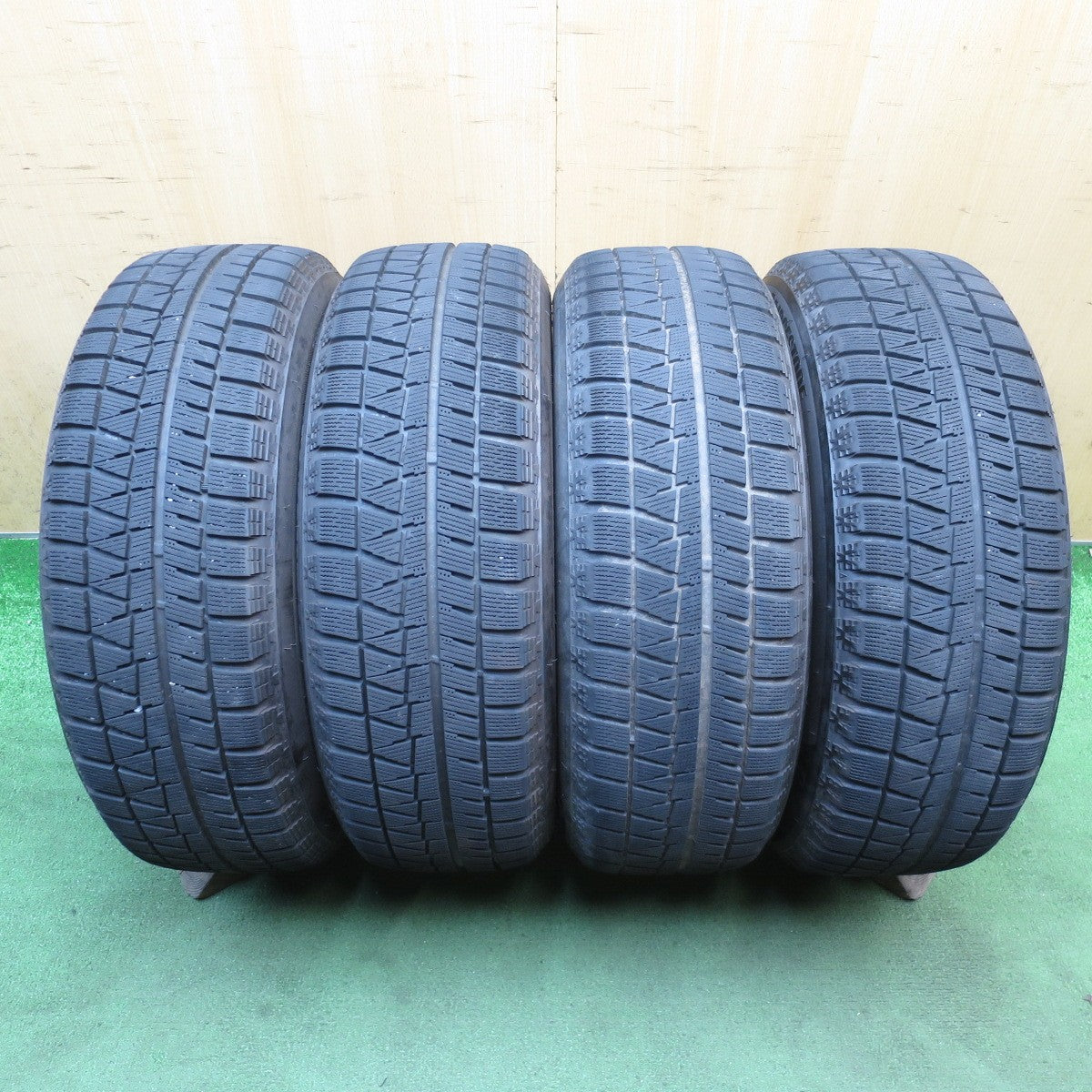 バリ溝！キレイ！8.5分◎MINI ミニ 等 Team Sparco 205/60R16 スタッドレス ブリヂストン アイスパートナー2 チームスパルコ 16インチ PCD120/5H◎6090102NJス