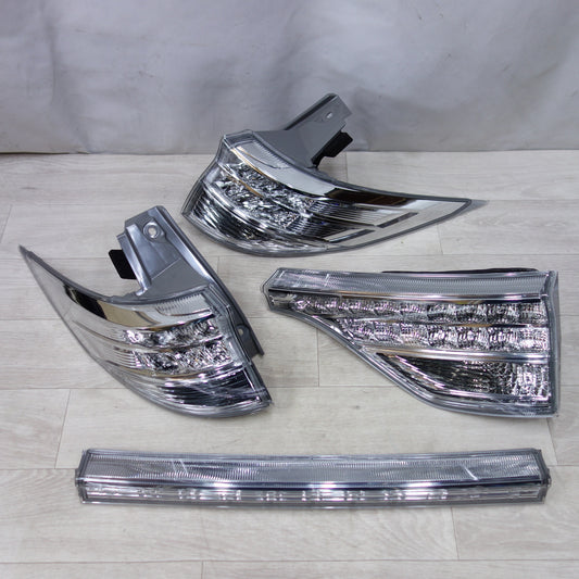 [送料無料] 新車外し!左右セット◆トヨタ エスティマ 50系 純正 LED テール ライト ランプ フィニッシャー セット ICHIKOH 28-207 28-210◆
