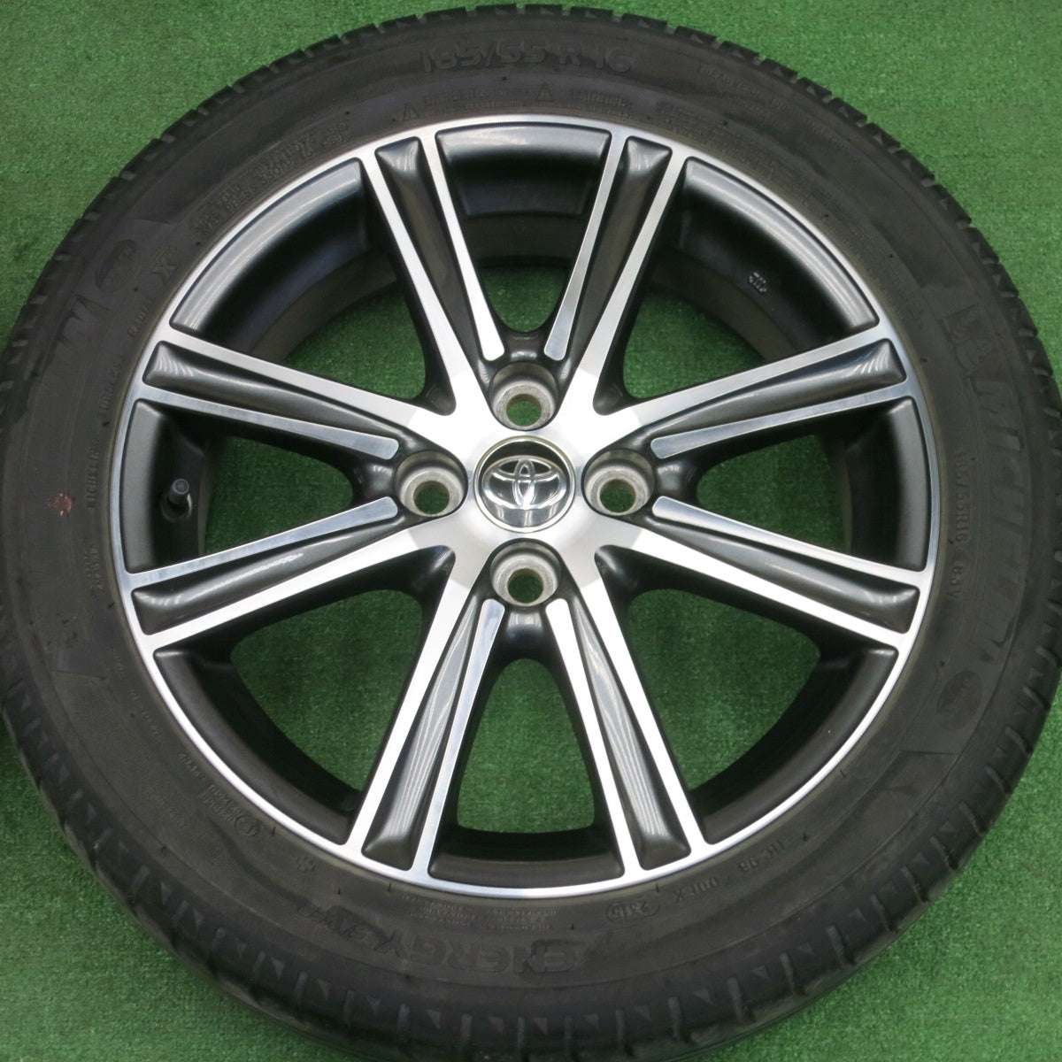 4本価格★トヨタ 160系 カローラ フィールダー W×B 純正 185/55R16 ミシュラン エナジーセイバー 16インチ PCD100/4H★6021102NKノ