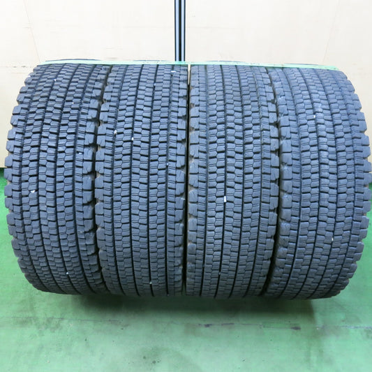 バリ溝！24年！9分★トラック タイヤ 265/70R19.5 140/138J スタッドレス ブリヂストン W900 19.5インチ★5061903SYスタ