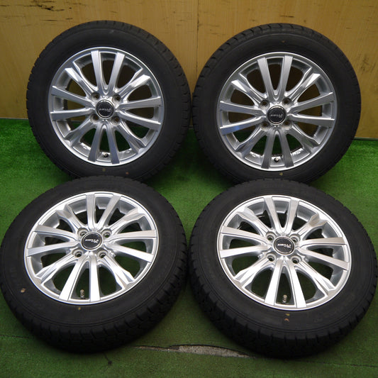キレイ！22年★スタッドレス 155/65R14 グッドイヤー アイスナビ7 SIBILLA NEXT W5 シビラ 14インチ PCD100/4H★5050711Hス