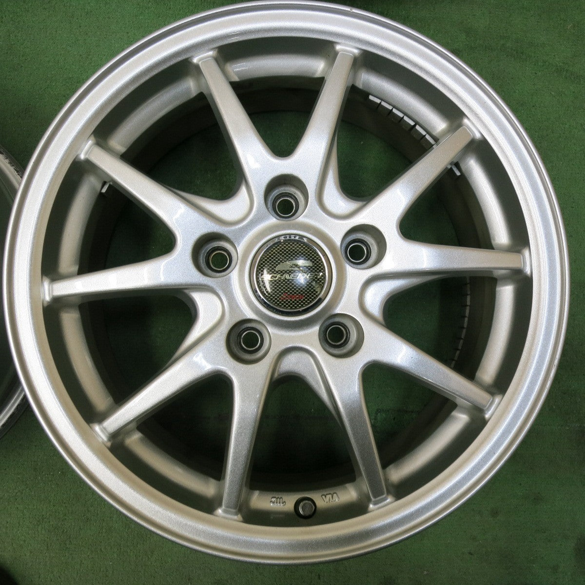 [送料無料] キレイ★SCHNEIDER ATECH シュナイダー エーテック 15インチ ホイール 15×6J PCD114.3/5H★5031406SYホ