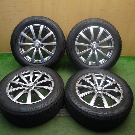 バリ溝！22年！キレイ！8.5分★スタッドレス 195/60R16 ブリヂストン ブリザック VRX2 ZACK JP-110 MONZA ザック 16インチ PCD114.3/5H★5092203Hス
