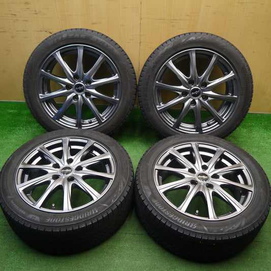 バリ溝！23年！キレイ！9.5分★スタッドレス 195/50R16 ブリヂストン ブリザック VRX3 EuroSpeed MANARAY SPORT マナレイ スポーツ 16インチ PCD114.3/5H★5120304Hス