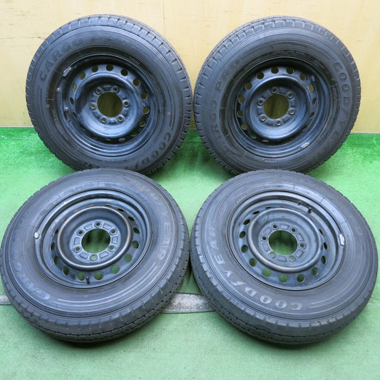 4本価格！23年★トヨタ ハイエース 純正 スチール 195/80R15 107/105L グッドイヤー CARGO PRO 15インチ PCD139.7/6H★5080104HAノ