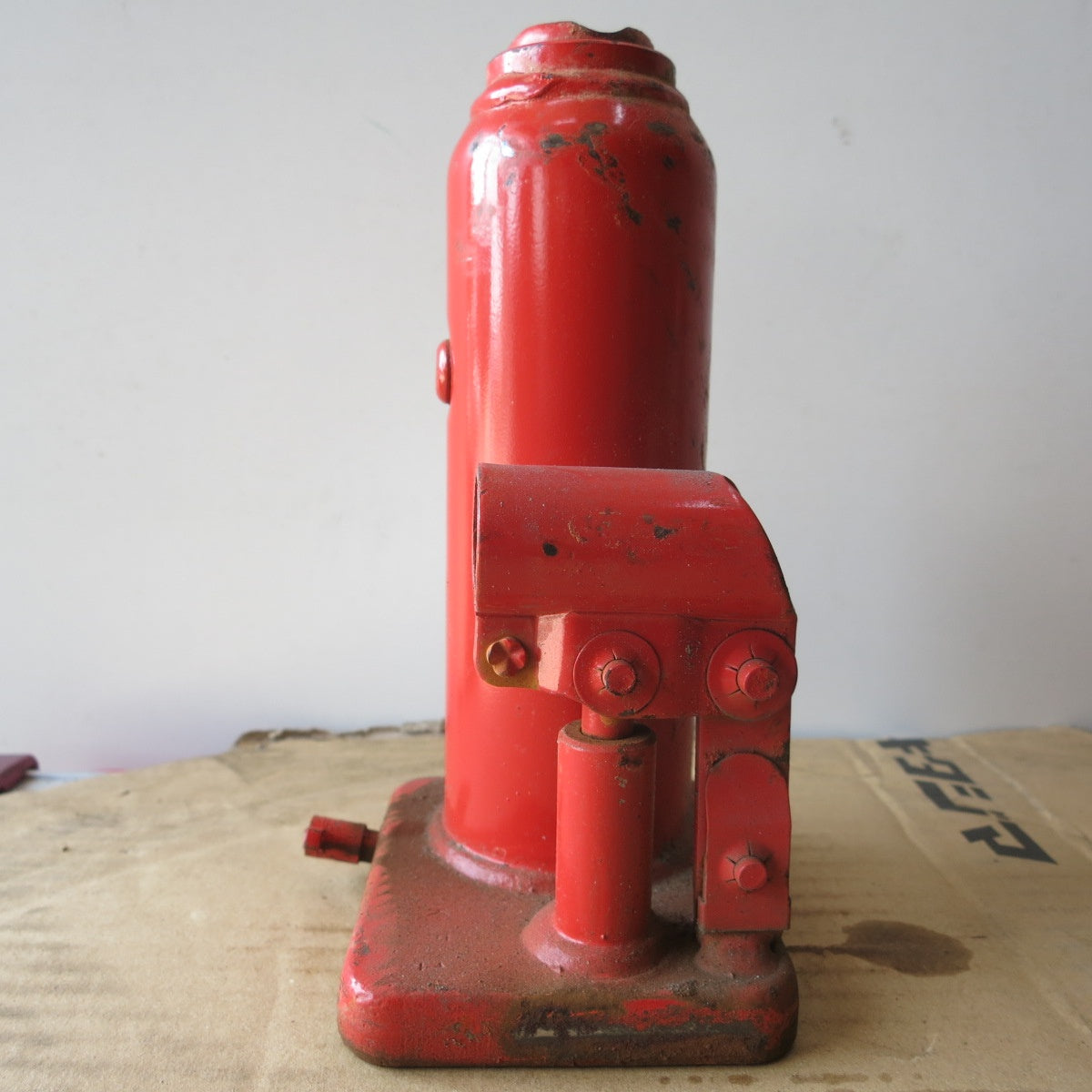 [送料無料] ◆マサダ 油圧 ジャッキ NF-5I 工具 5TON 5ton 5トン 5000kg 油圧式 オイル だるま ダルマ 車載 自動車 点検 整備②◆