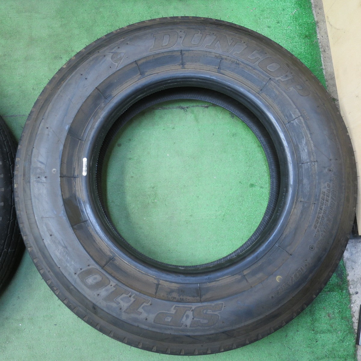 新車外し！25年！ほぼ未使用！6本★トラック タイヤ 225/80R17.5 123/122L ダンロップ SP110 17.5インチ★5122014イノタ