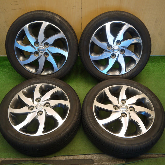 4本価格！25年◎日産 ML21S ルークス スズキ パレット 純正 165/55R14 ヨコハマ BluEarth-ES ES32 14インチ PCD100/4H◎6082403Hノ