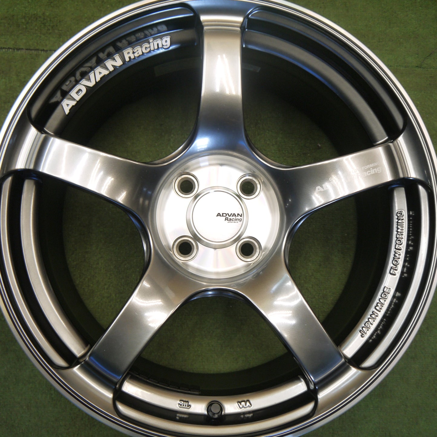 キレイ★ADVAN RACING TC-4 17インチ ホイール アドバン レーシング 17×7.5J PCD100/4H★6051902Hホ