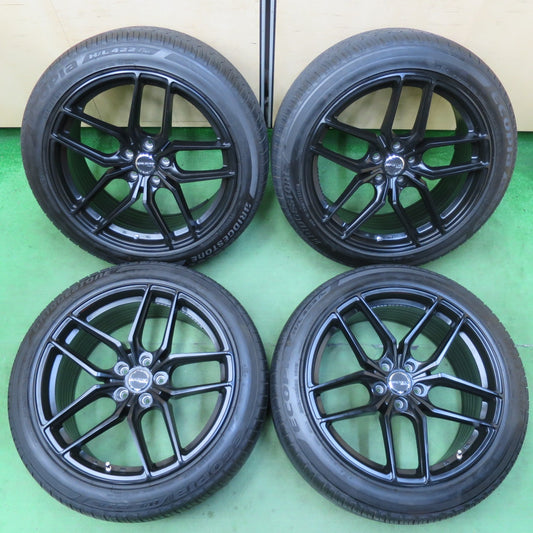 [送料無料] バリ溝！22年！キレイ！9.5分★BRAVO Racing 255/45R20 ブリヂストン エコピア H/L 422 プラス 20インチ PCD114.3/5H★5020301イノ