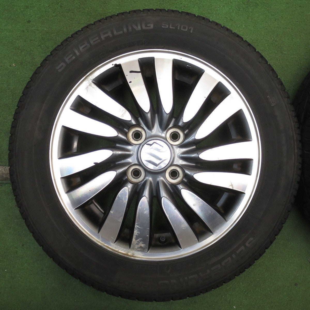 4本価格！24年★スズキ MA15S ソリオ 純正 165/65R14 セイバーリング SL101 14インチ PCD100/4H★5073002NJノ