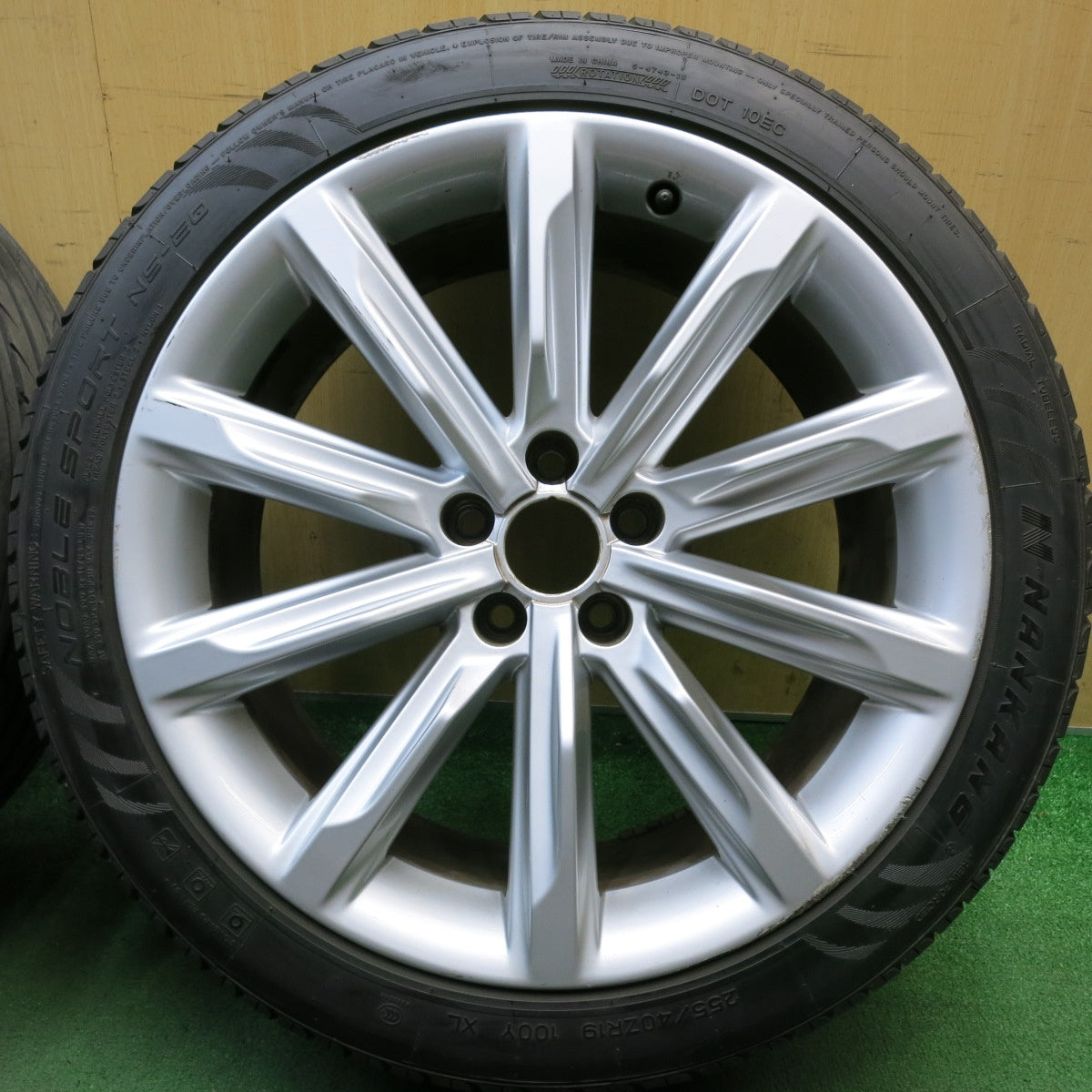 バリ溝！23年！9.5分◎アウディ A7 純正 255/40R19 ナンカン NOBLE SPORT NS-20 コンチネンタル エクストリームコンタクト DWS06 プラス 19インチ PCD112/5H◎6072505HAノ