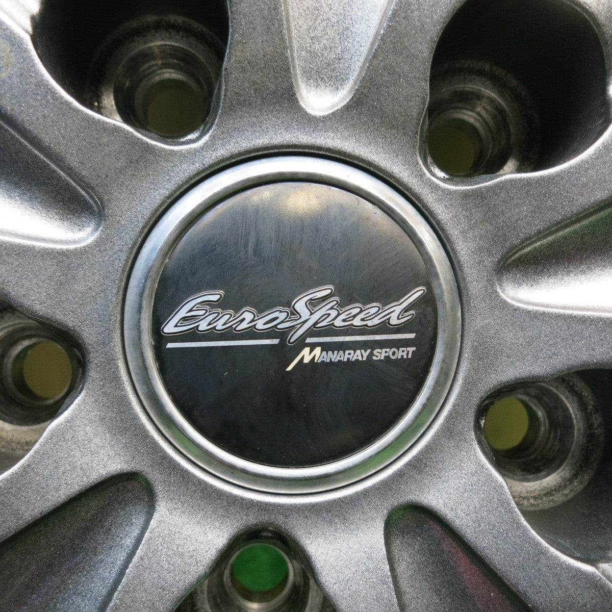 バリ溝！21年！キレイ！9.5分★スタッドレス 215/60R16 ブリヂストン ブリザック VRX2 EuroSpeed MANARAY SPORT ユーロスピード 16インチ PCD114.3/5H★5120615HAス