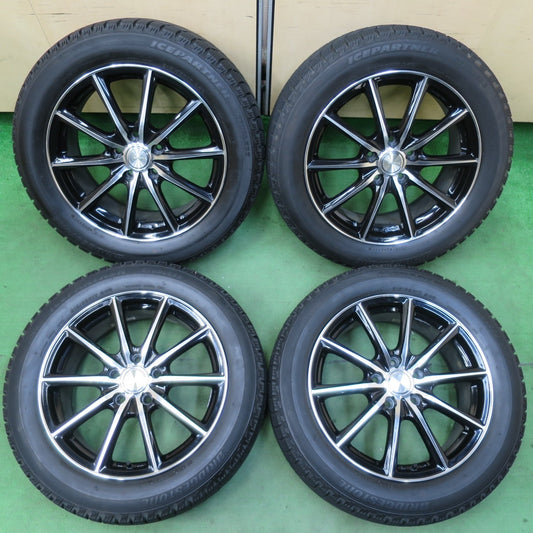 バリ溝！キレイ！9.5分★スタッドレス 215/55R17 ブリヂストン アイスパートナー ECO FORME エコフォルム 17インチ PCD114.3/5H★5021711イス