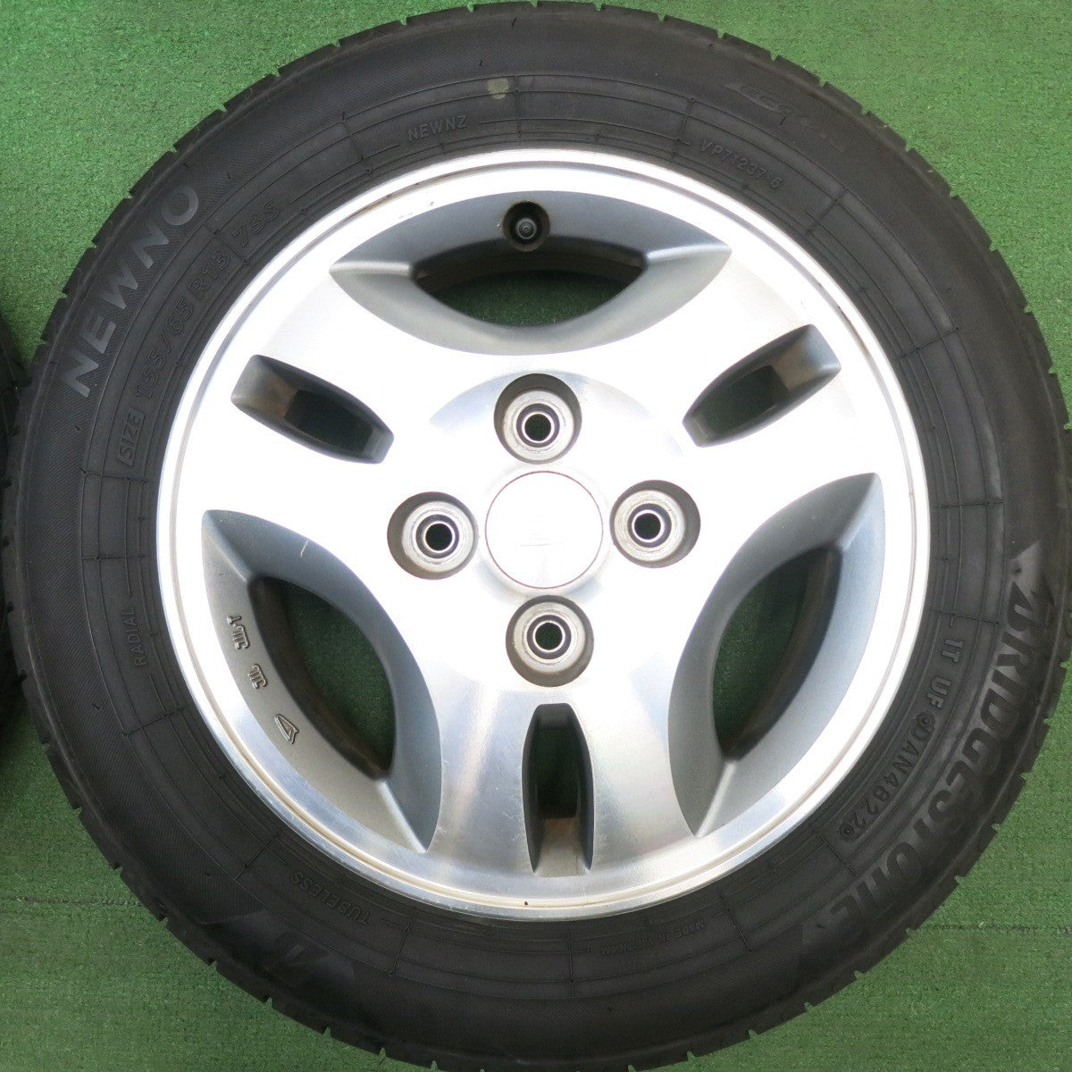 4本価格！22年★ダイハツ ムーヴ 純正 155/65R13 ブリヂストン NEWNO ニューノ 13インチ PCD100/4H★6022314HAノ