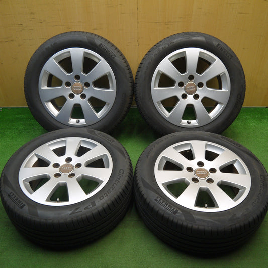 バリ溝！22年！9.5分★アウディ A3 純正 205/55R16 ピレリ Cinturato P7 16インチ PCD112/5H★6030308Hノ