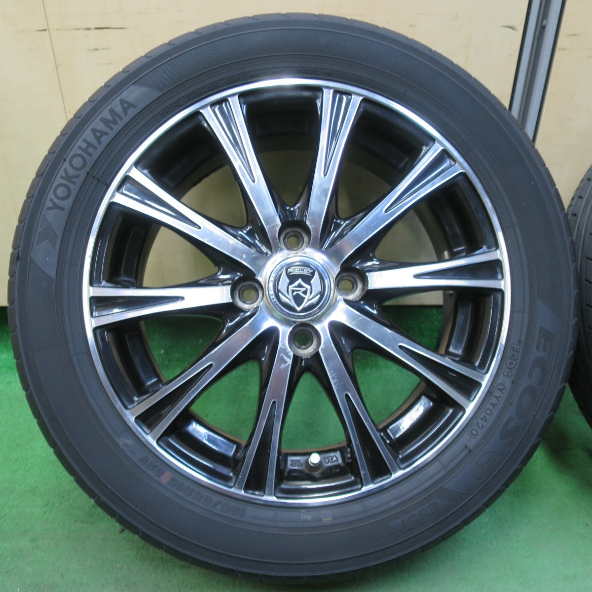 [送料無料] 4本価格★185/55R15 ヨコハマ エコス ES31 RiZLEY ライツレー 15インチ PCD100/4H★5040508イノ